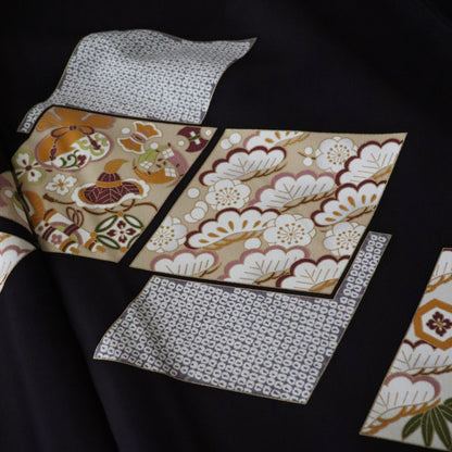 訪問着「手描き友禅 - 菱取り吉祥文」