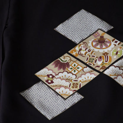 訪問着「手描き友禅 - 菱取り吉祥文」