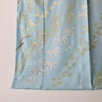 訪問着「加賀友禅 - 松竹梅桜楓」高田克也