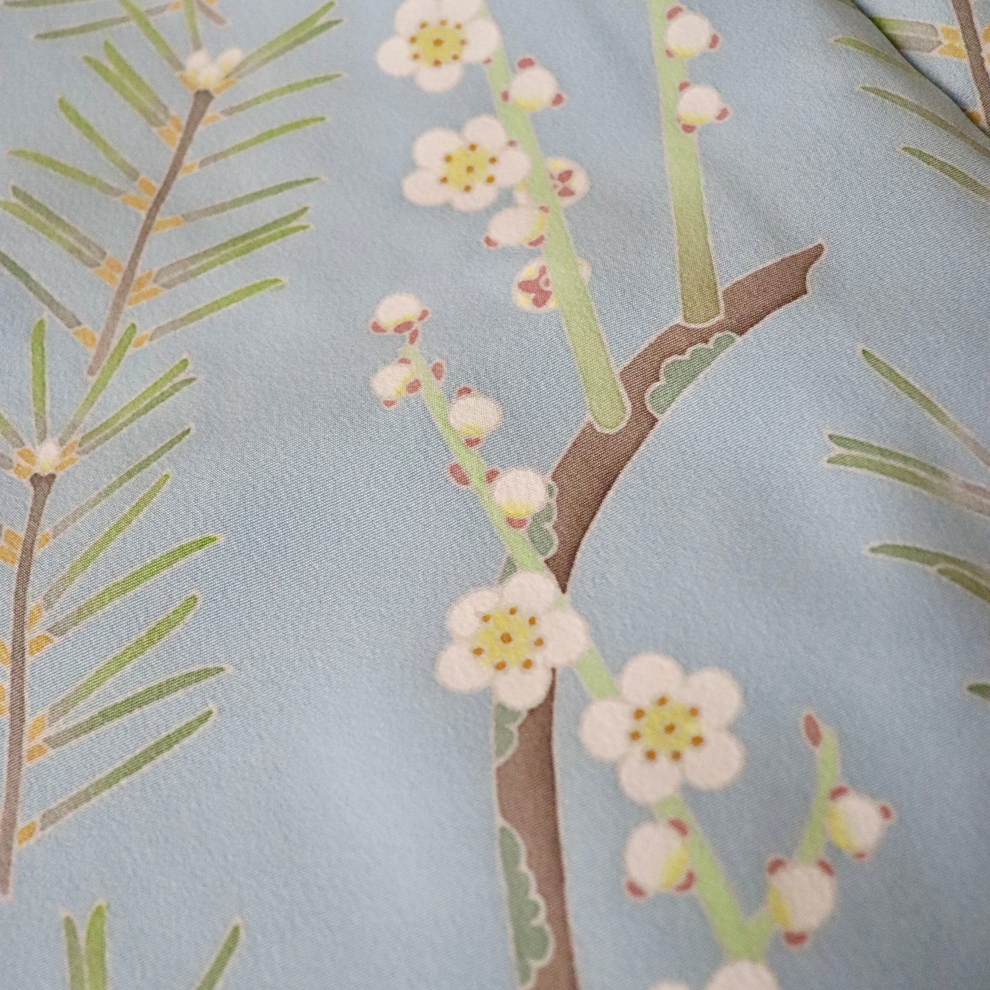 訪問着「加賀友禅 - 松竹梅桜楓」高田克也