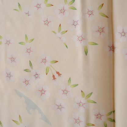 訪問着「加賀友禅 - 桜」高田克也