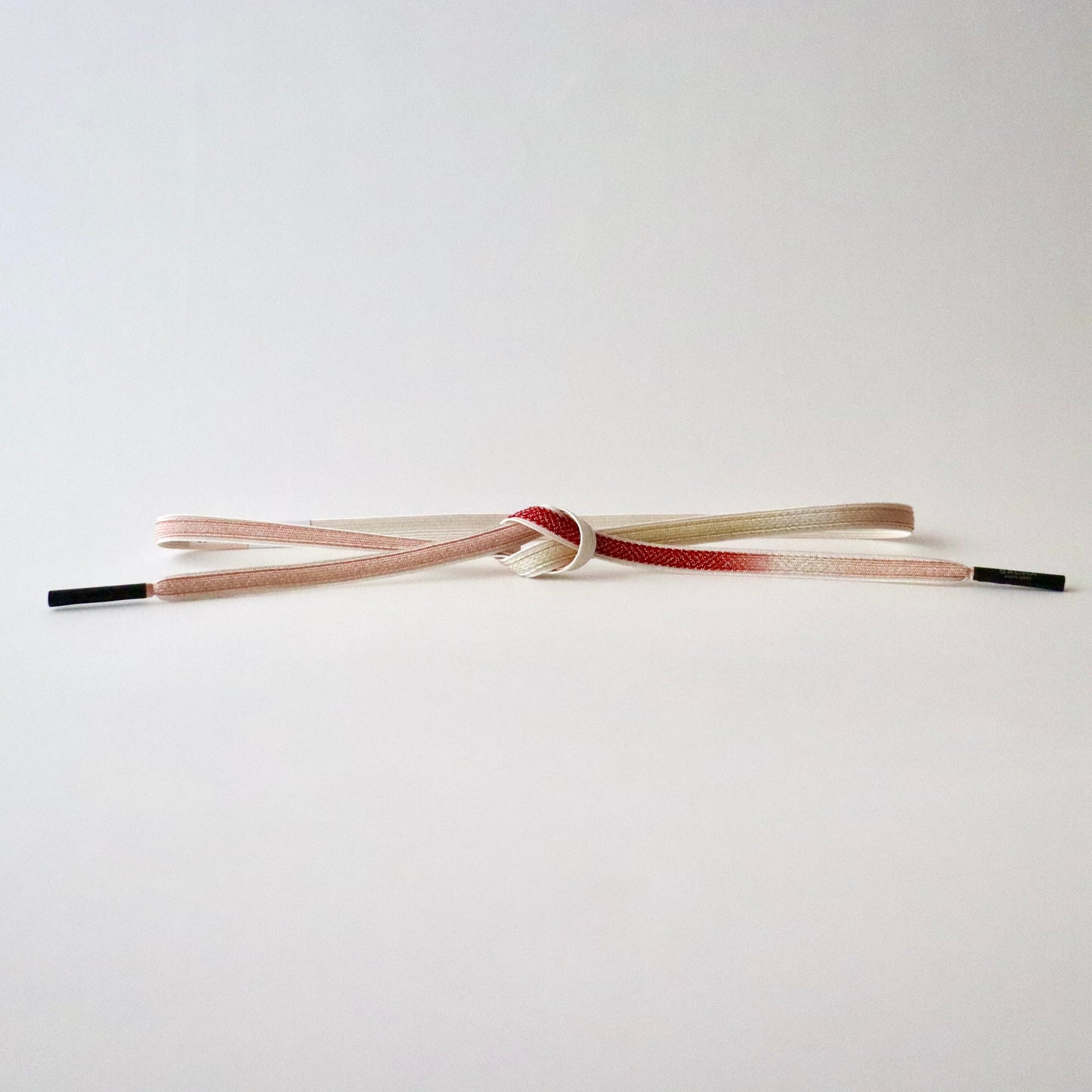 帯締め「高麗組 段暈し銀散し耳付 - rd」和小物さくら