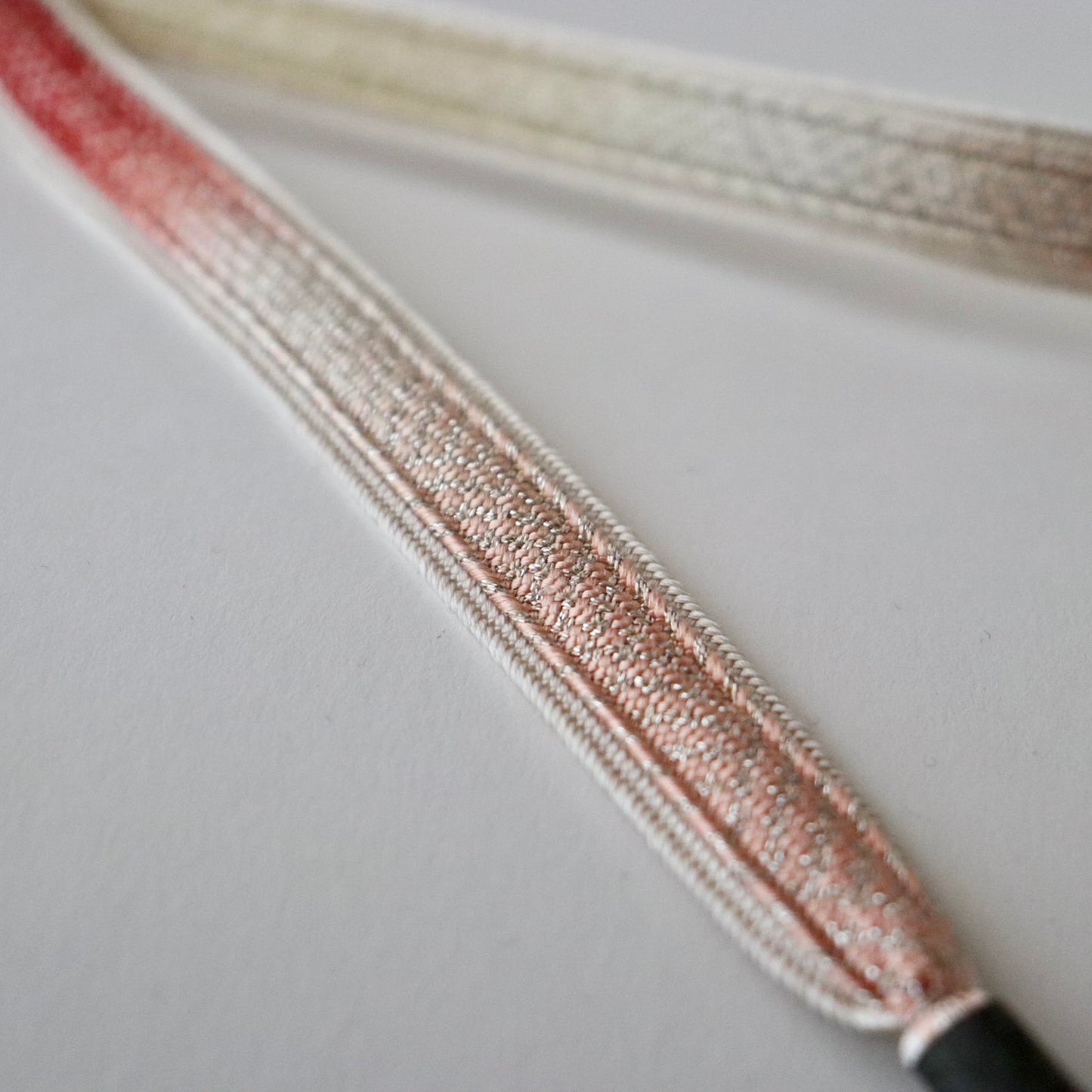 帯締め「高麗組 段暈し銀散し耳付 - rd」和小物さくら