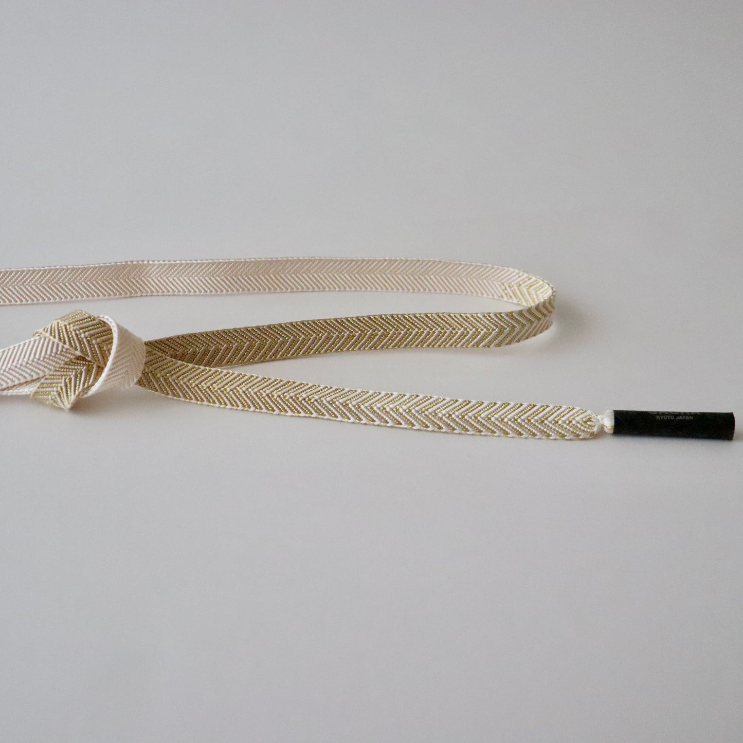帯締め「高台さざ波片暈し金入 - lt.be」和小物さくら