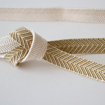 帯締め「高台さざ波片暈し金入 - lt.be」和小物さくら