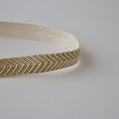 帯締め「高台さざ波片暈し金入 - lt.be」和小物さくら