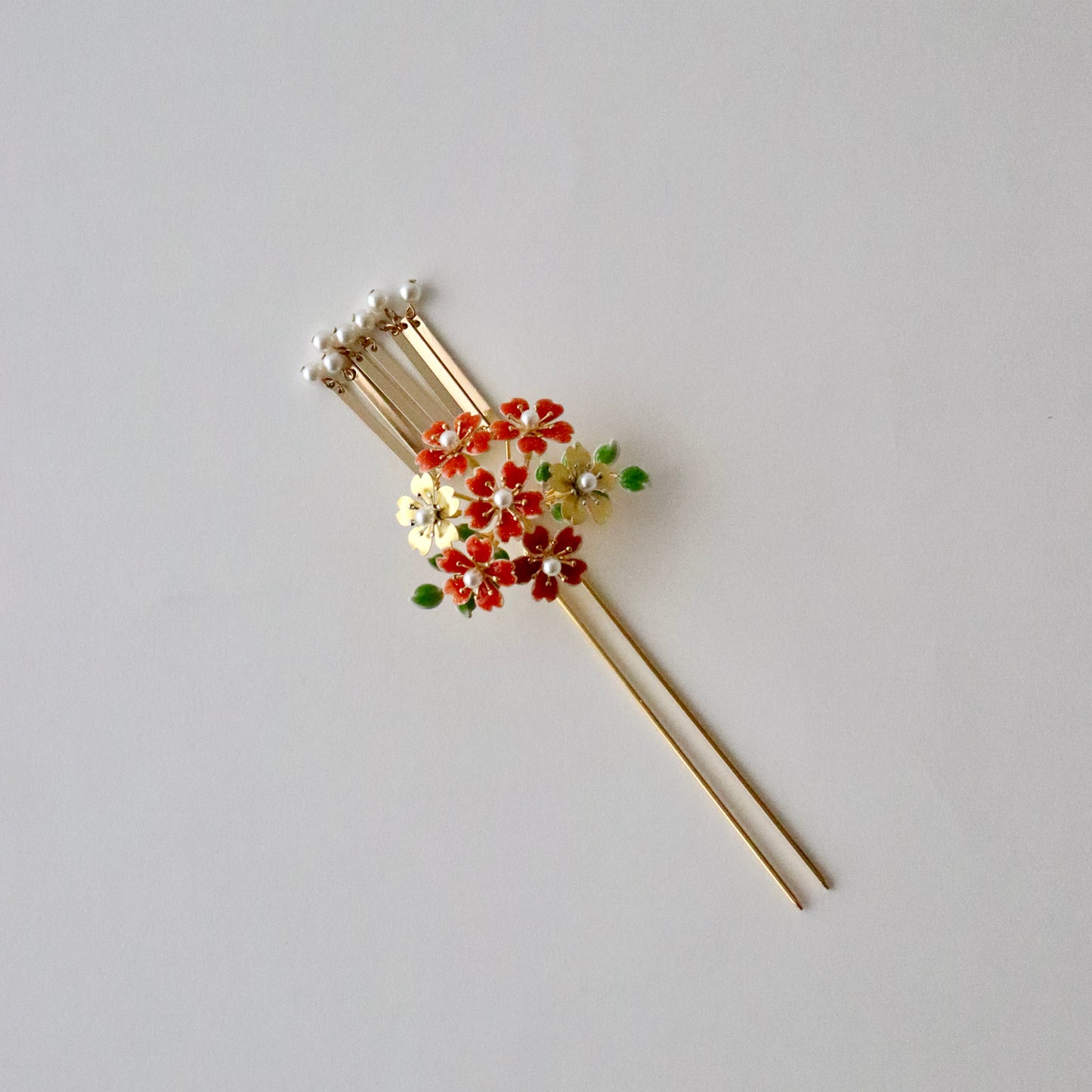 かんざし「桜尽くし ビラ簪」大原商店