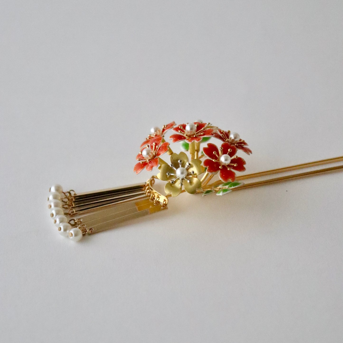 かんざし「桜尽くし ビラ簪」大原商店