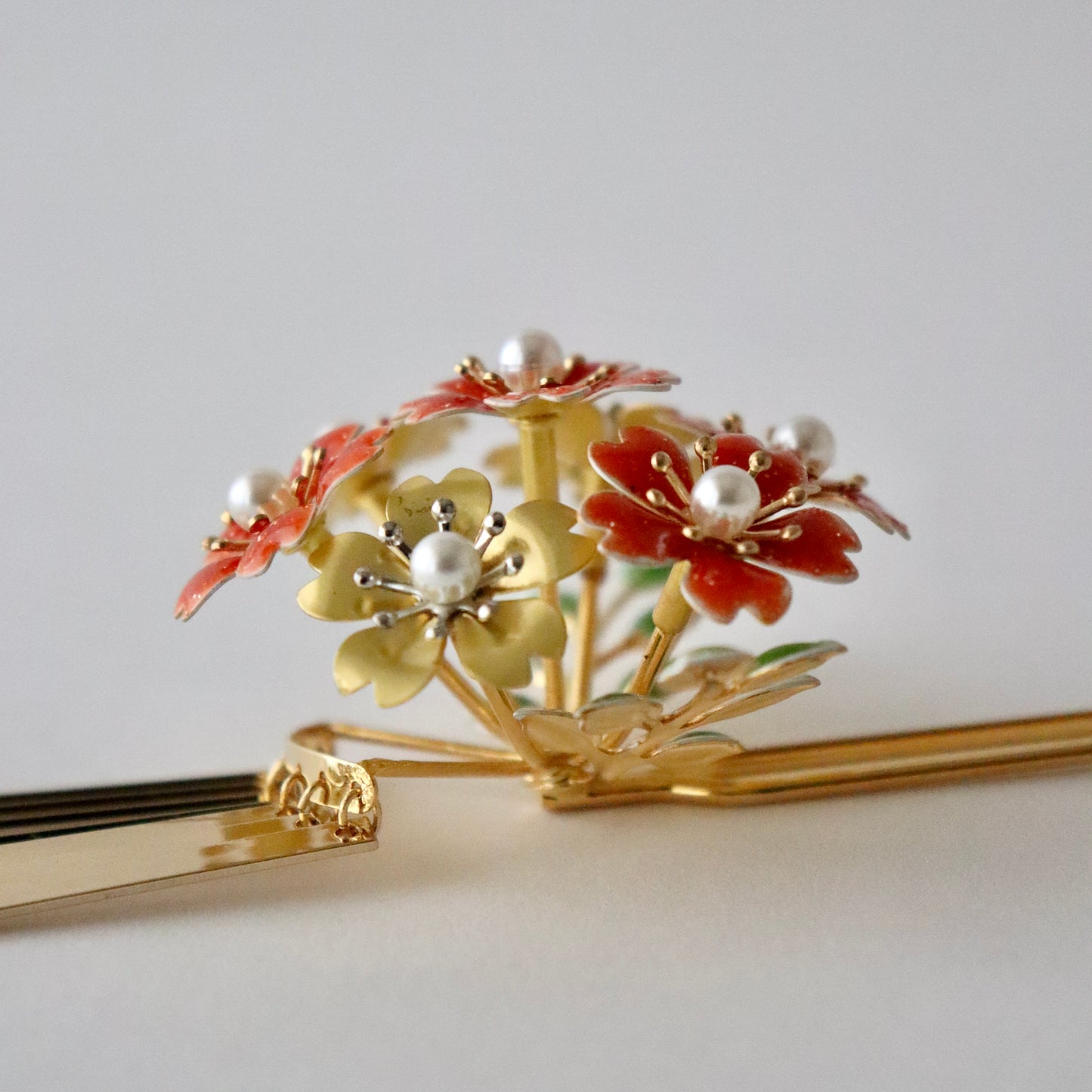 かんざし「桜尽くし ビラ簪」大原商店