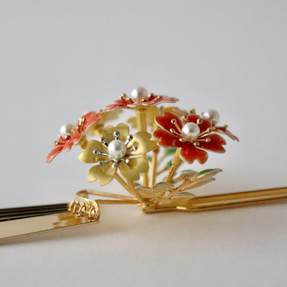 かんざし「桜尽くし ビラ簪」大原商店