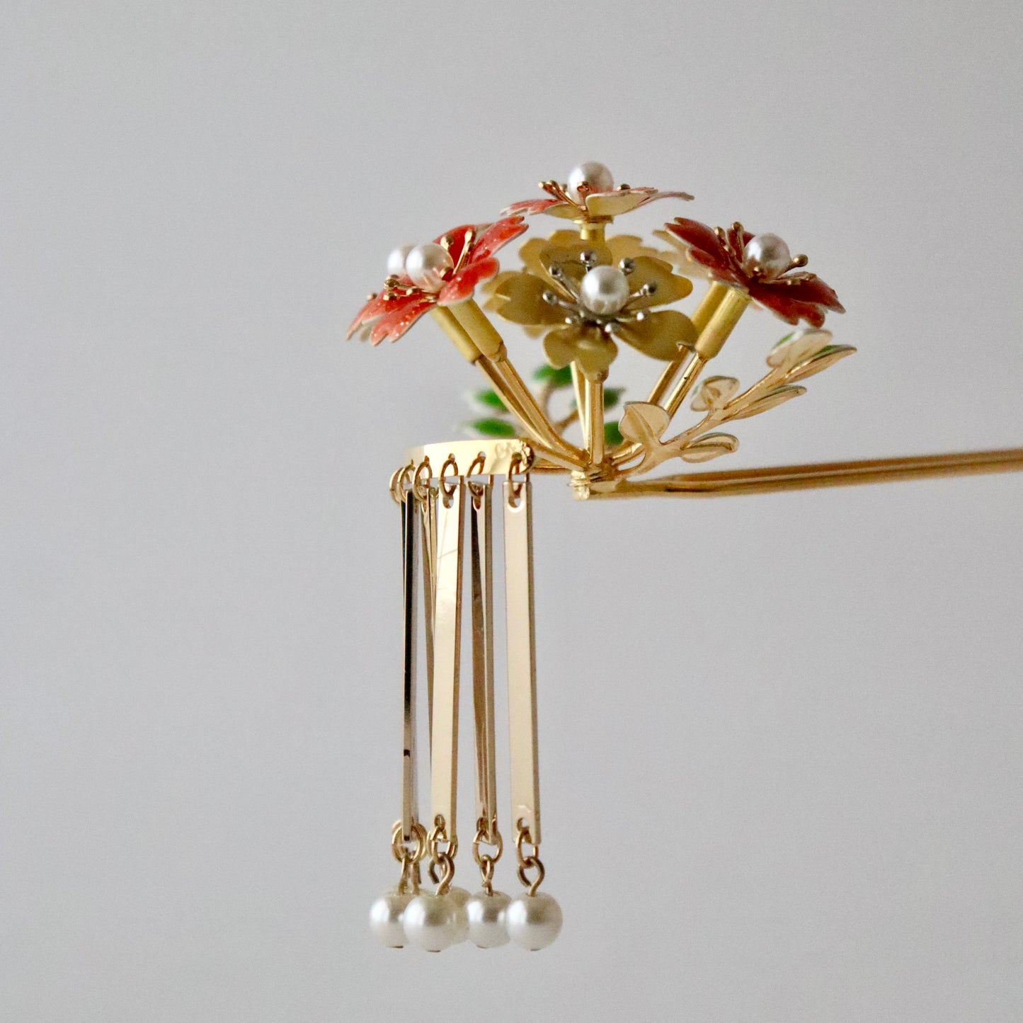 かんざし「桜尽くし ビラ簪」大原商店