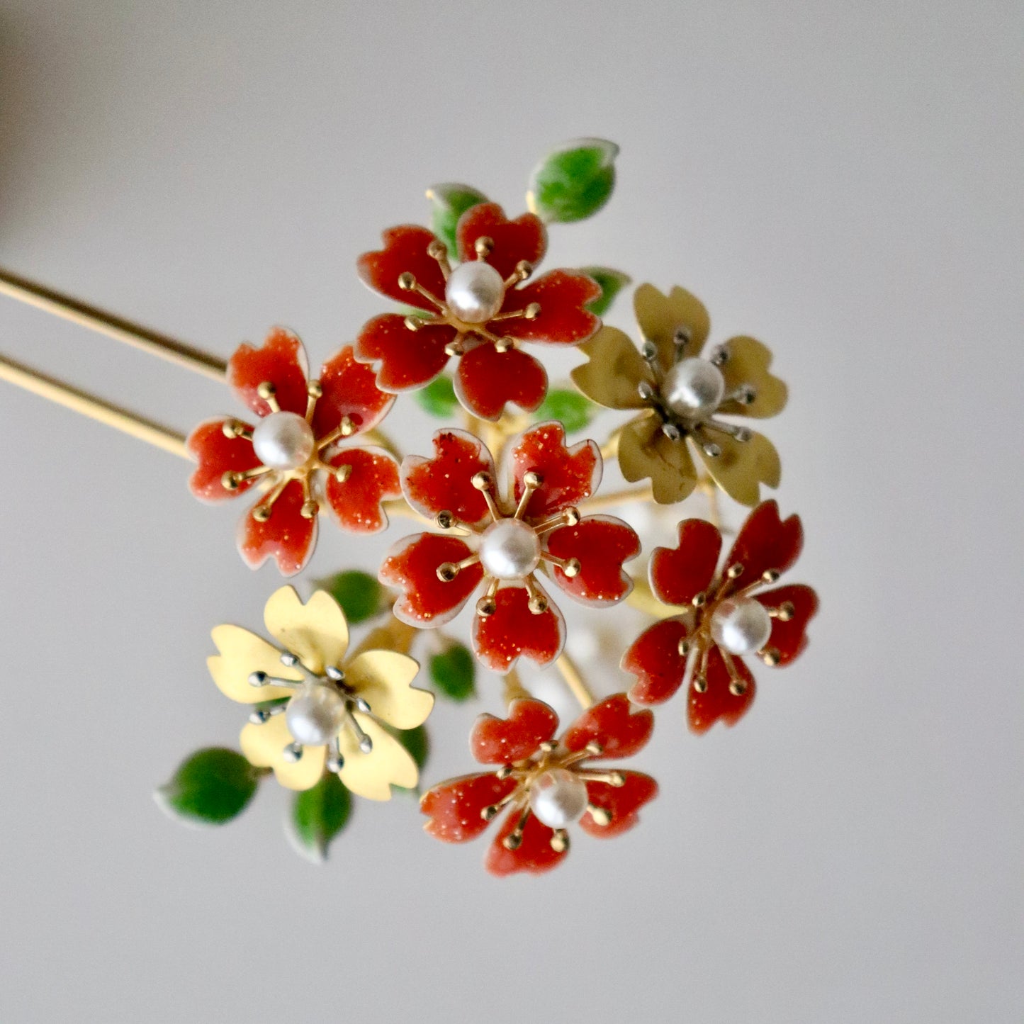 かんざし「桜尽くし ビラ簪」大原商店