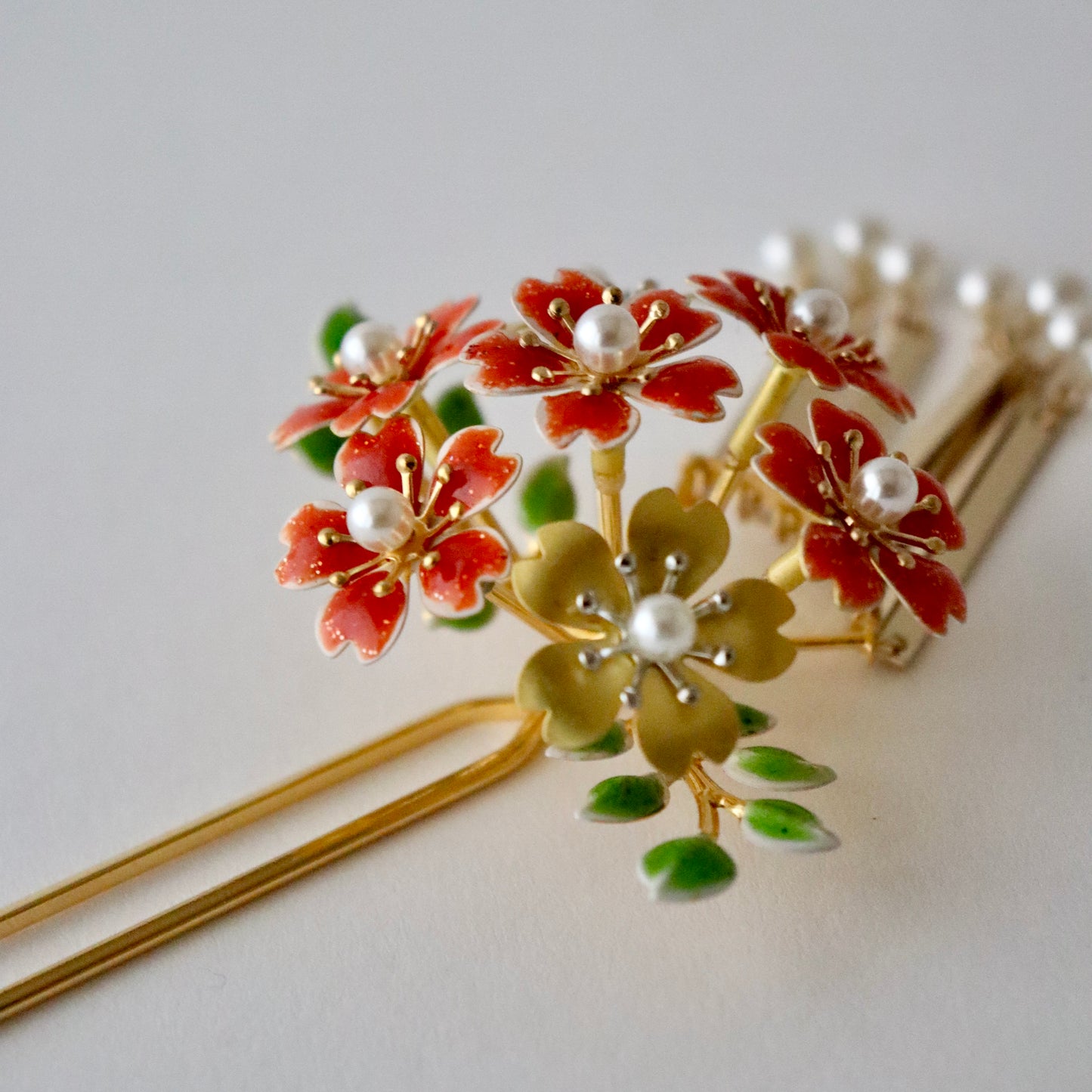 かんざし「桜尽くし ビラ簪」大原商店