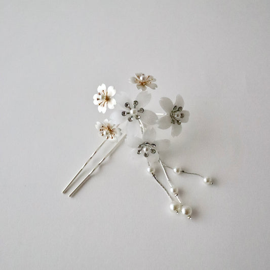 かんざし「丸型 桜尽くし - sil」大原商店