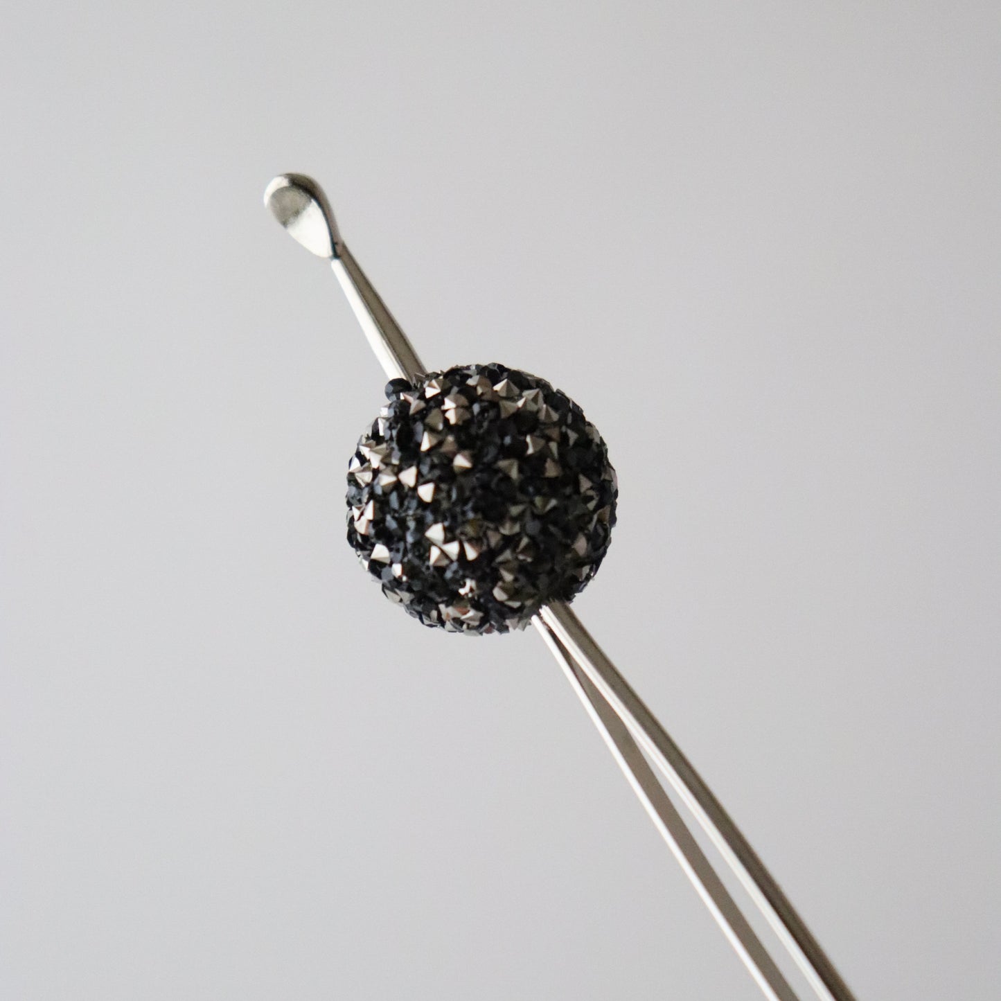 かんざし「ラメ・ミラーボール blk」大原商店