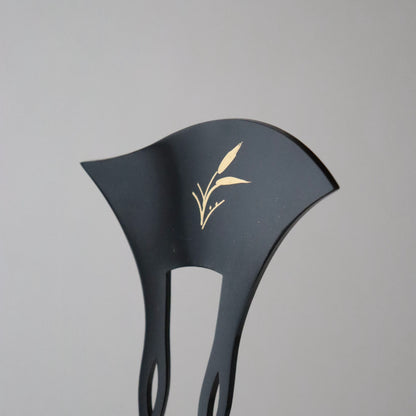 かんざし「梅に螺鈿蒔絵」大原商店