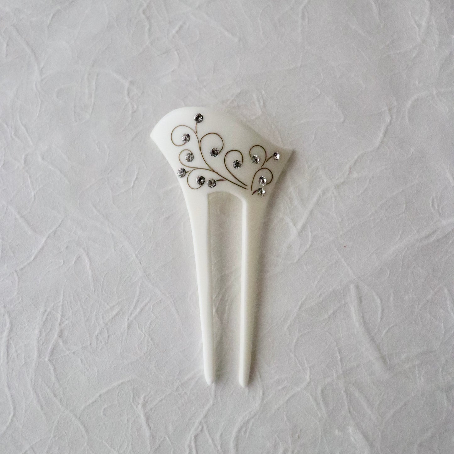 かんざし「唐草 wht」大原商店