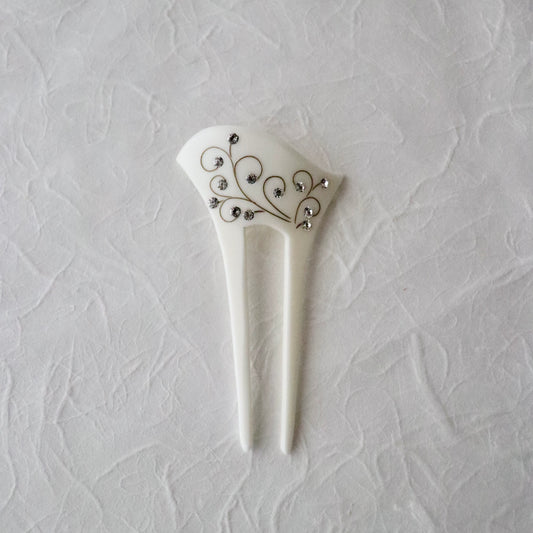 かんざし「唐草 wht」大原商店