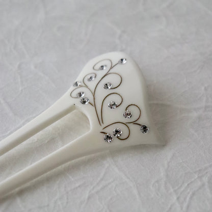 かんざし「唐草 wht」大原商店