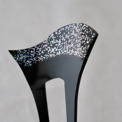 かんざし「唐草 blk」大原商店