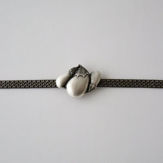 帯留「茄子 - sil」大原商店