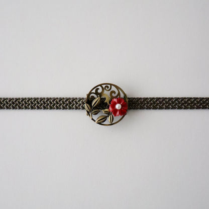 帯留「撫子 rd」大原商店