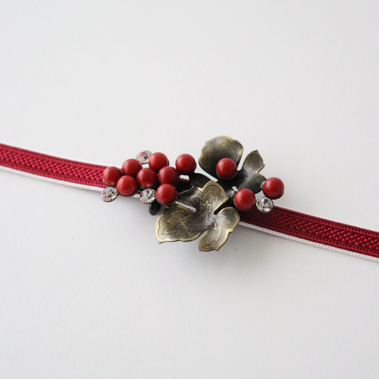 帯留「葡萄 - rd」大原商店