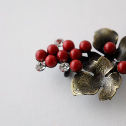 帯留「葡萄 - rd」大原商店