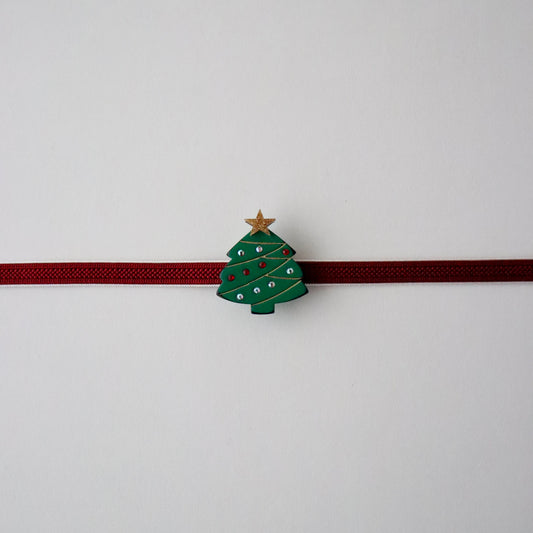 帯留「クリスマスツリー grn」大原商店