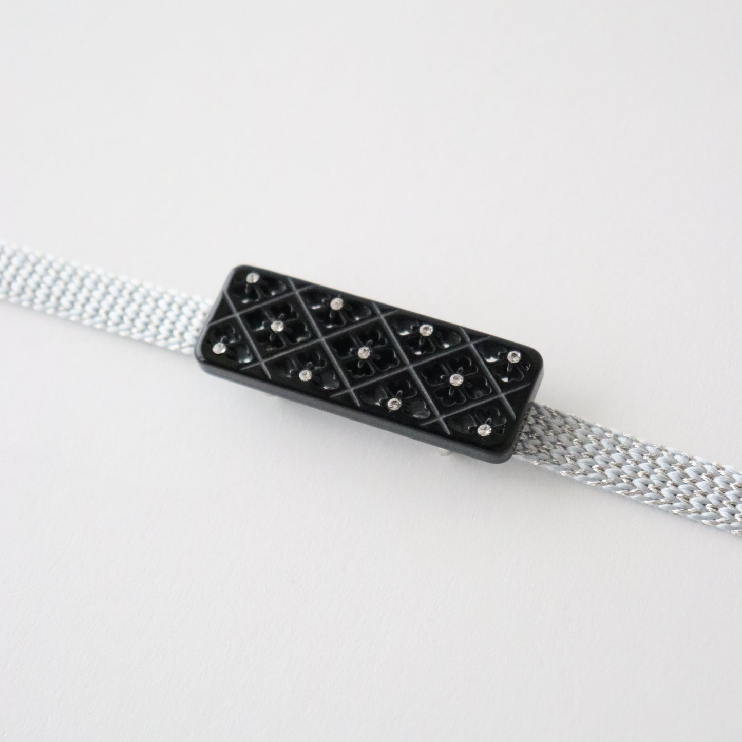 帯留「菱菊 - blk」大原商店