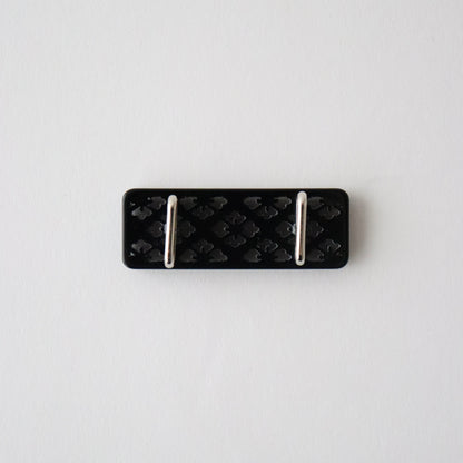 帯留「菱菊 - blk」大原商店