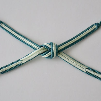 羽織紐「大和矢羽根 - grn/lt.g」和小物さくら