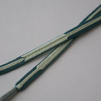 羽織紐「大和矢羽根 - grn/lt.g」和小物さくら