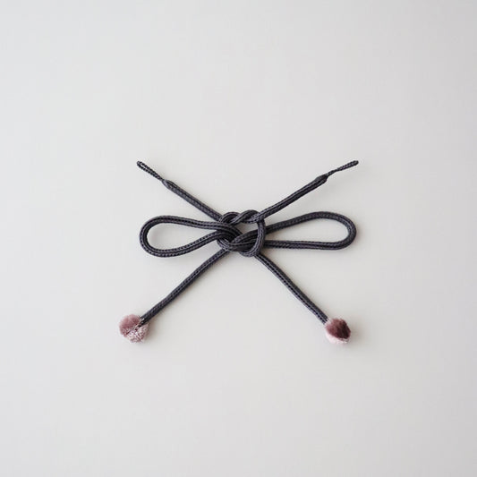 羽織紐「伊賀 梵天房 -coal.p」和小物さくら