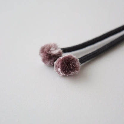 羽織紐「伊賀 梵天房 -coal.p」和小物さくら