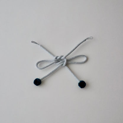 羽織紐「伊賀 梵天房 - b.gry」和小物さくら