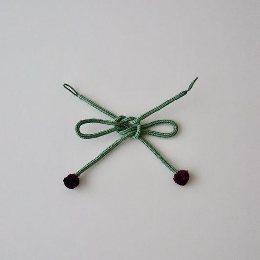 羽織紐「伊賀 梵天房 - grn.p」和小物さくら