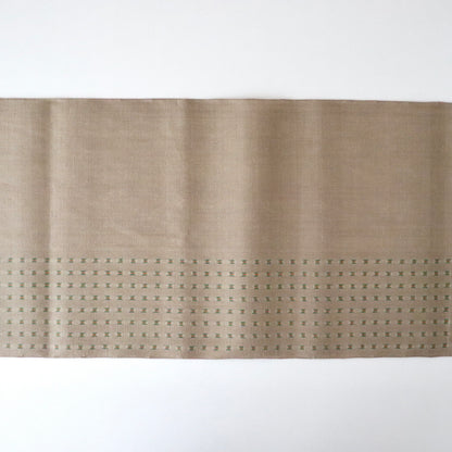 本場結城縮「大正絣 花緑青」小倉商店