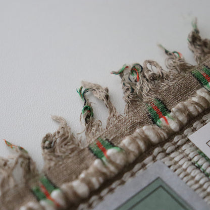 本場結城縮「大正絣 花緑青」小倉商店