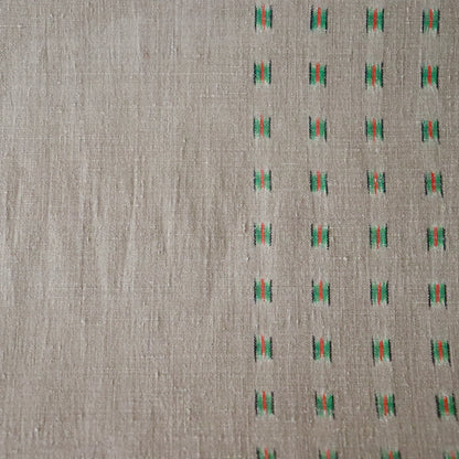 本場結城縮「大正絣 花緑青」小倉商店