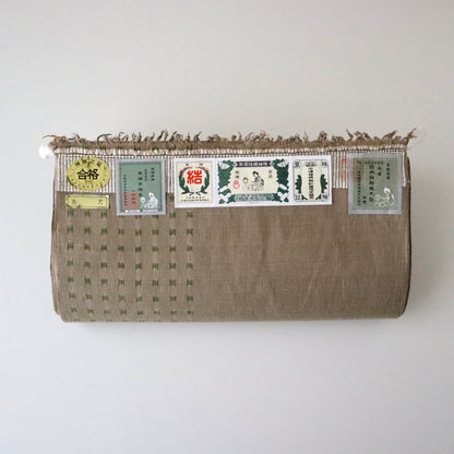 本場結城縮「大正絣 花緑青」小倉商店