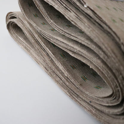 本場結城縮「大正絣 花緑青」小倉商店