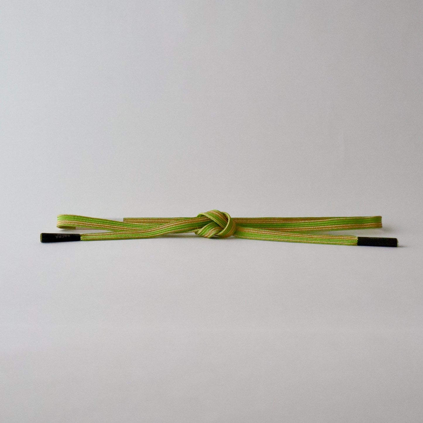 帯締め「高麗貝の口金立別- gd.lt-grn」　和小物さくら