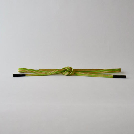 帯締め「高麗貝の口金立別- gd.lt-grn」　和小物さくら