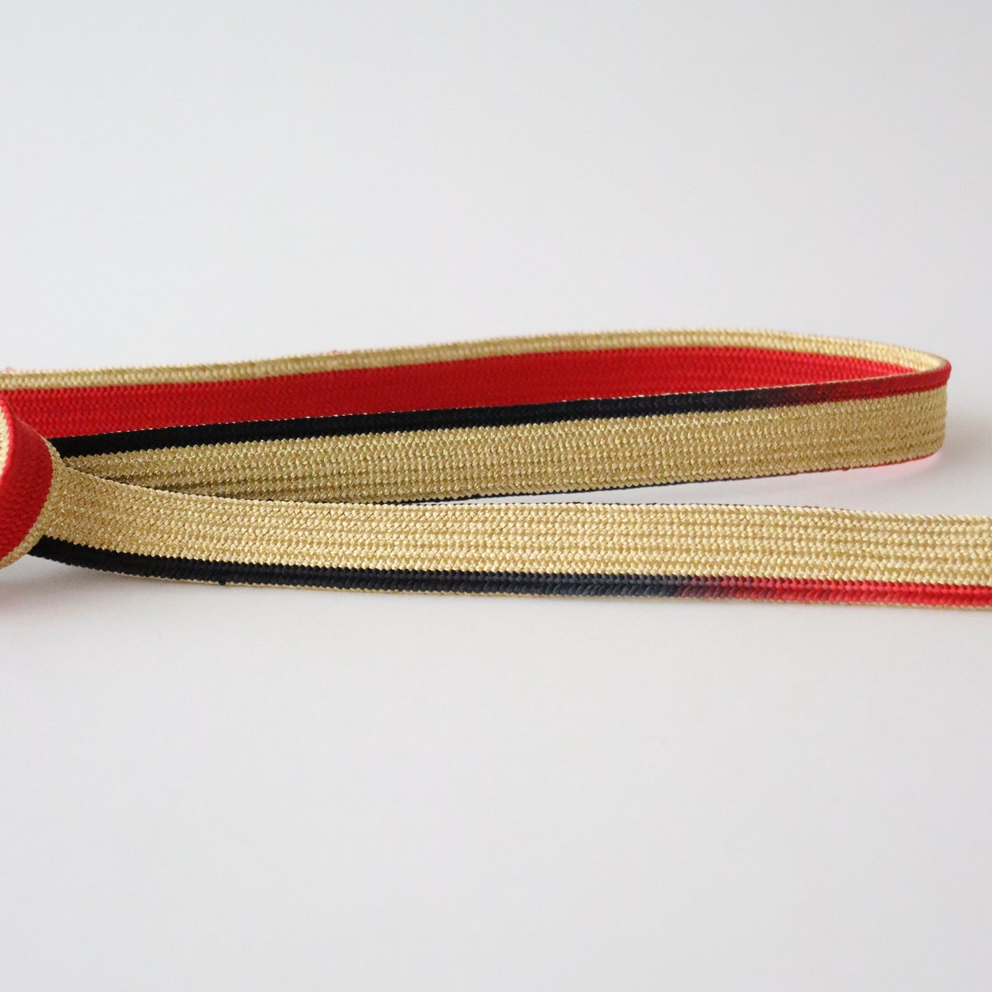 帯締め「二枚高麗手先暈し - gd.red-bk」 和小物さくら