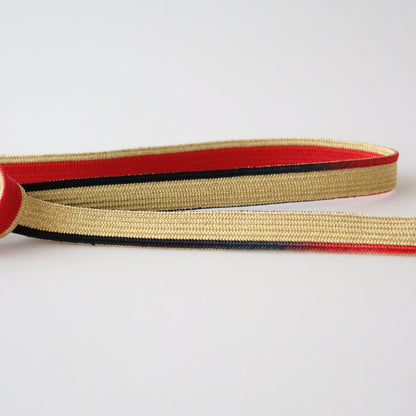 帯締め「二枚高麗手先暈し - gd.red-bk」 和小物さくら