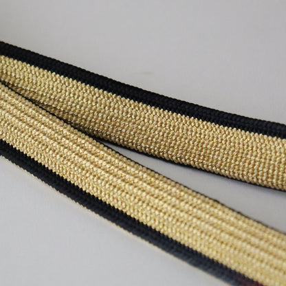 帯締め「二枚高麗手先暈し - gd.red-bk」 和小物さくら