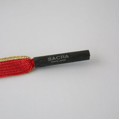 帯締め「二枚高麗手先暈し - gd.red-bk」 和小物さくら