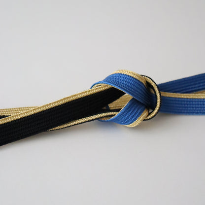 帯締め「二枚高麗手先暈し - gd.blu-bk」 和小物さくら