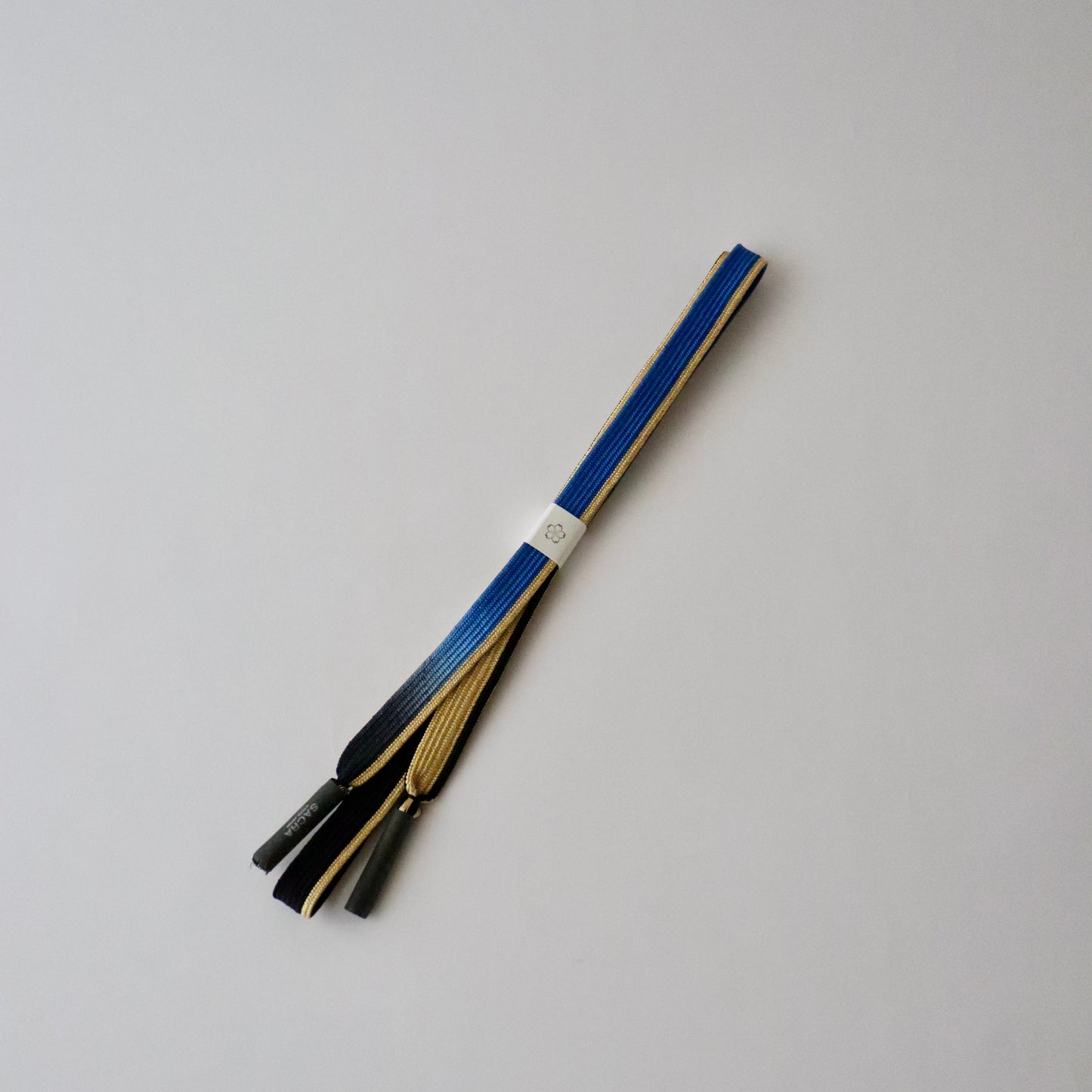 帯締め「二枚高麗手先暈し - gd.blu-bk」 和小物さくら
